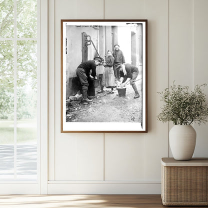 Historic Tommy Atkins at Etaples Print, Vintage Art