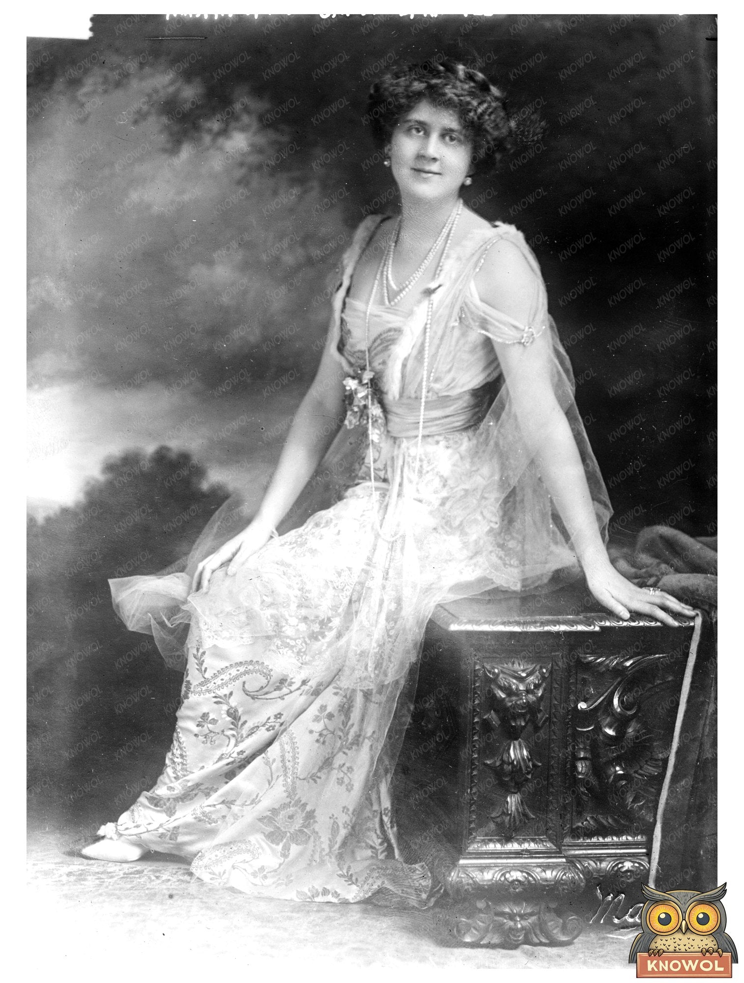 Historic Mrs. A. Van De Sande -- Bakhuyzen Print, Vintage Art