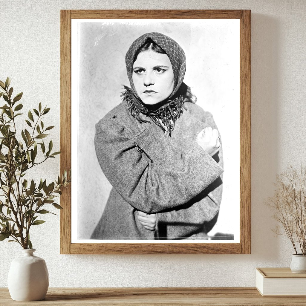 Historic Sonia Poushkareff Print, Vintage Art
