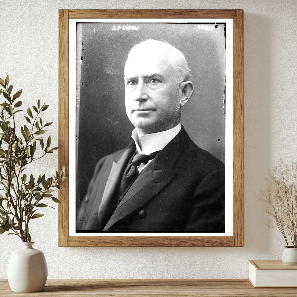 Historic J.P. Clarke Print, Vintage Art
