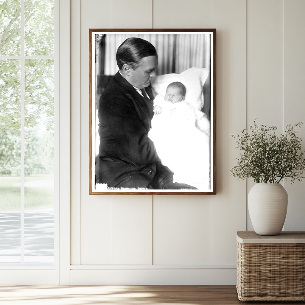Historic Richard Harding Davis Print, Vintage Art