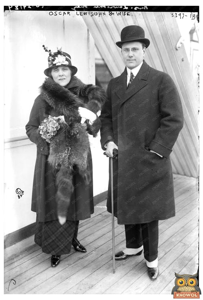 Elegance in Transition: A 1910s Couples Portrait