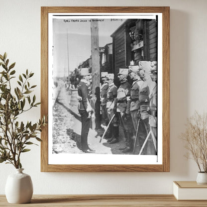 Historic Karl Franz Josef in Budapest Print, Vintage Art