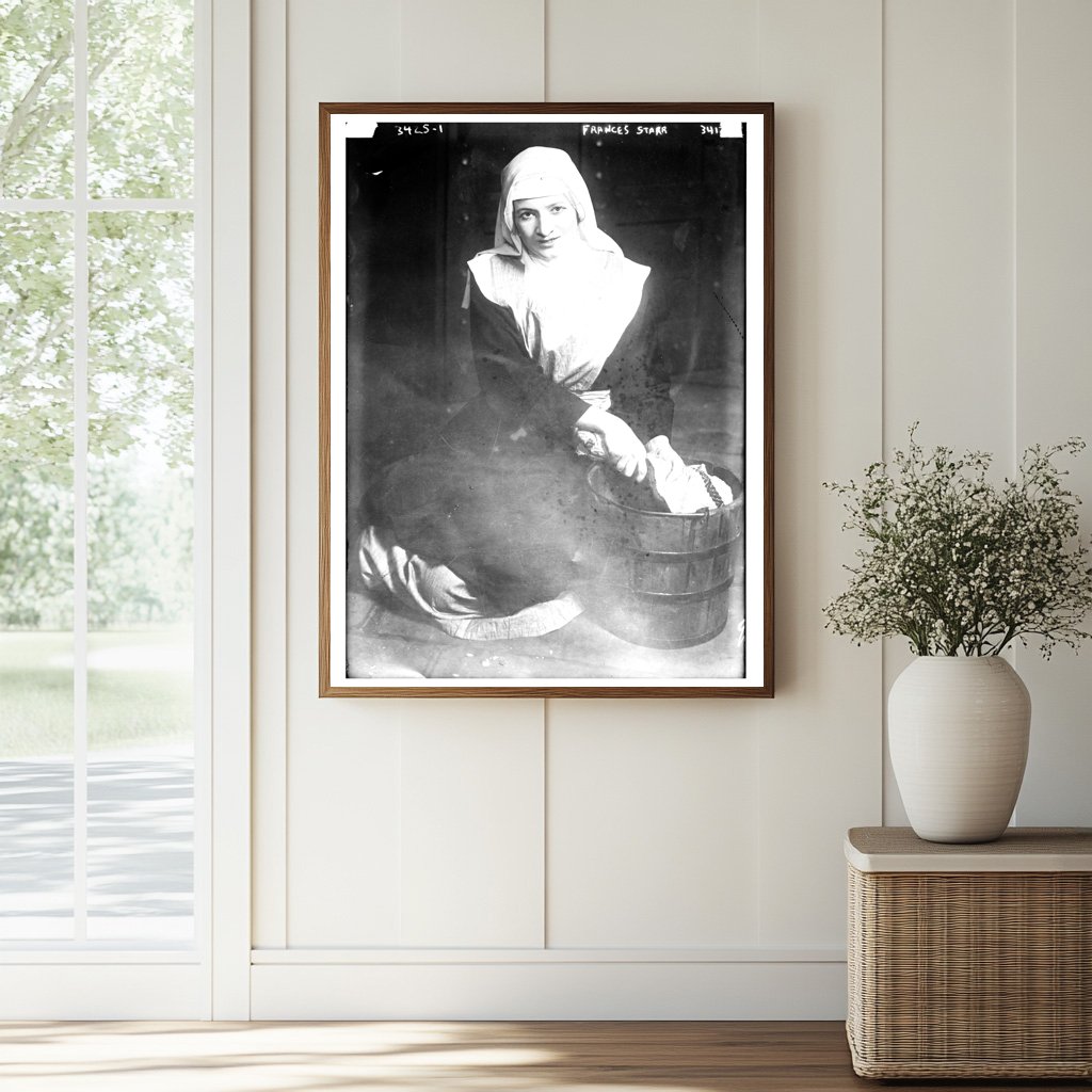 Historic Frances Starr Print, Vintage Art