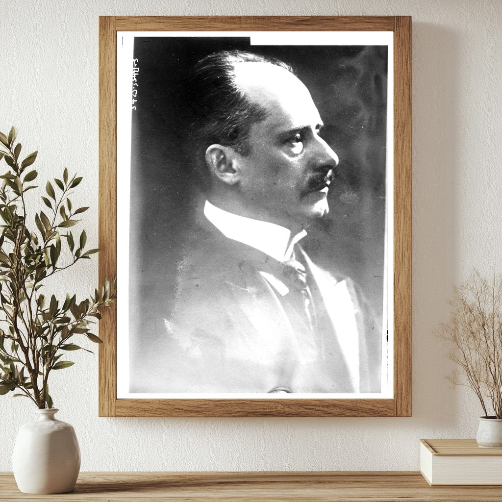 Historic Prof. Dr. Rausenberger Print, Vintage Art