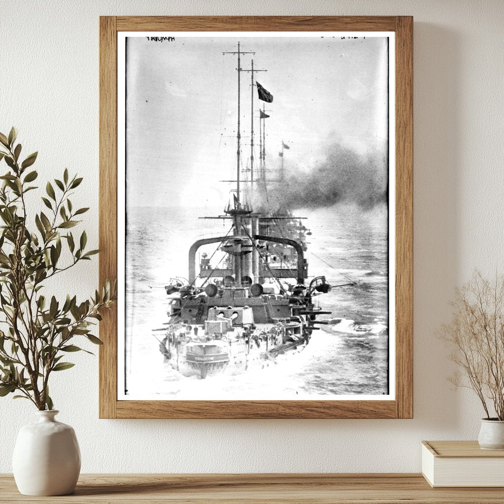 Historic TRIUMPH Print, Vintage Art