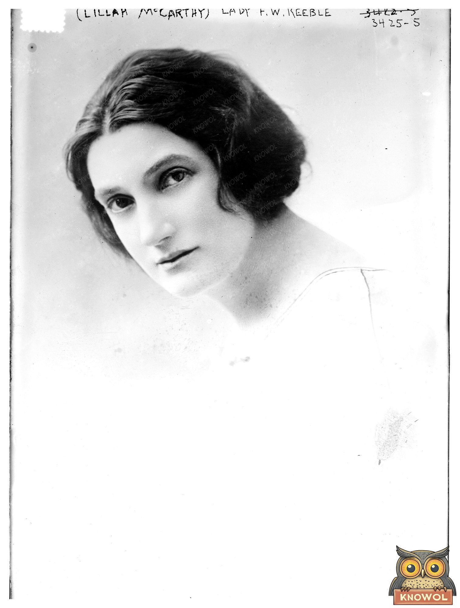Historic (Lillah McCarthy) Lady F.W. Keeble Print, Vintage Art