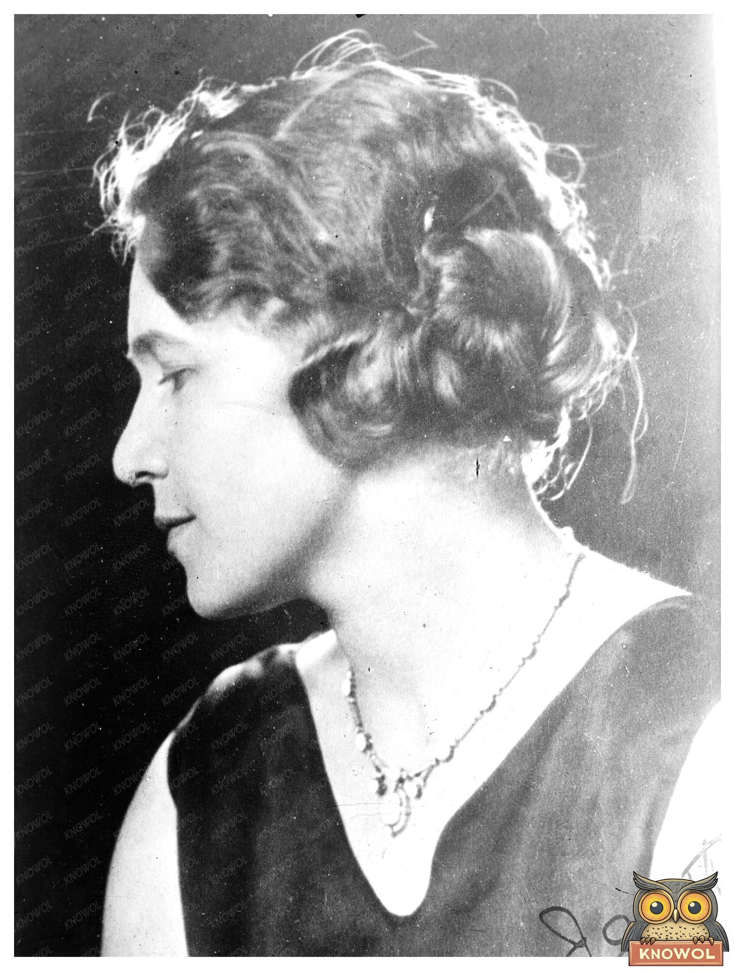 Historic Mrs. Mary Jacquith [i.e., Jaquith] Print, Vintage Art