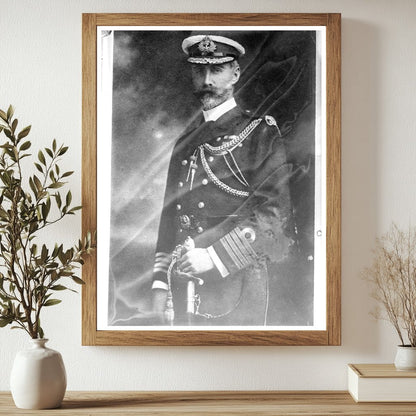 Historic Adm. Carden Print, Vintage Art