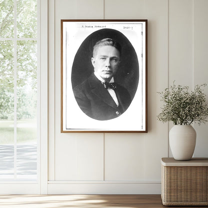 Historic H. Sydnor Harrison Print, Vintage Art