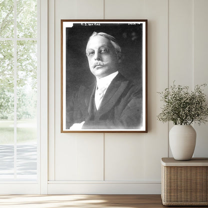 Historic E.S. Van Zile Print, Vintage Art