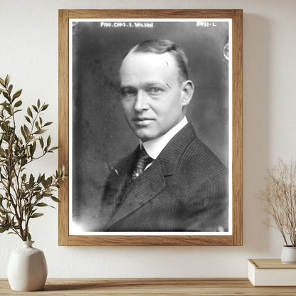 Historic Prof. Chas. S. Wilson Print, Vintage Art