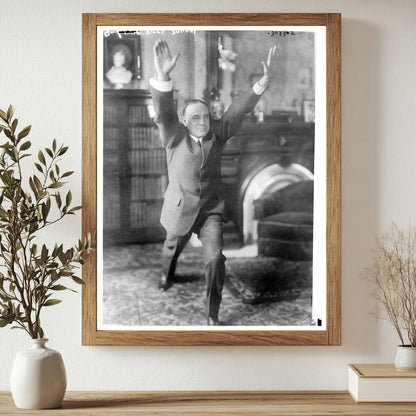 Historic Billy Sunday Print, Vintage Art