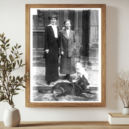 Historic Princesses Maria & Juliana of Stolberg-Werningen [i.e., Stolberg-Wernigerode] Print, Vintage Art
