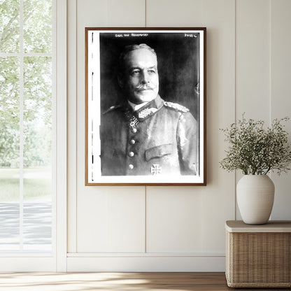 Historic Gen. Von Reckowski [i.e., Rekowski] Print, Vintage Art