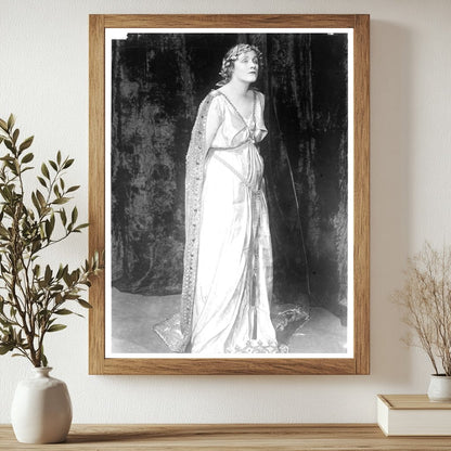 Historic Phillis Neilson Terry as "Trilby" Print, Vintage Art
