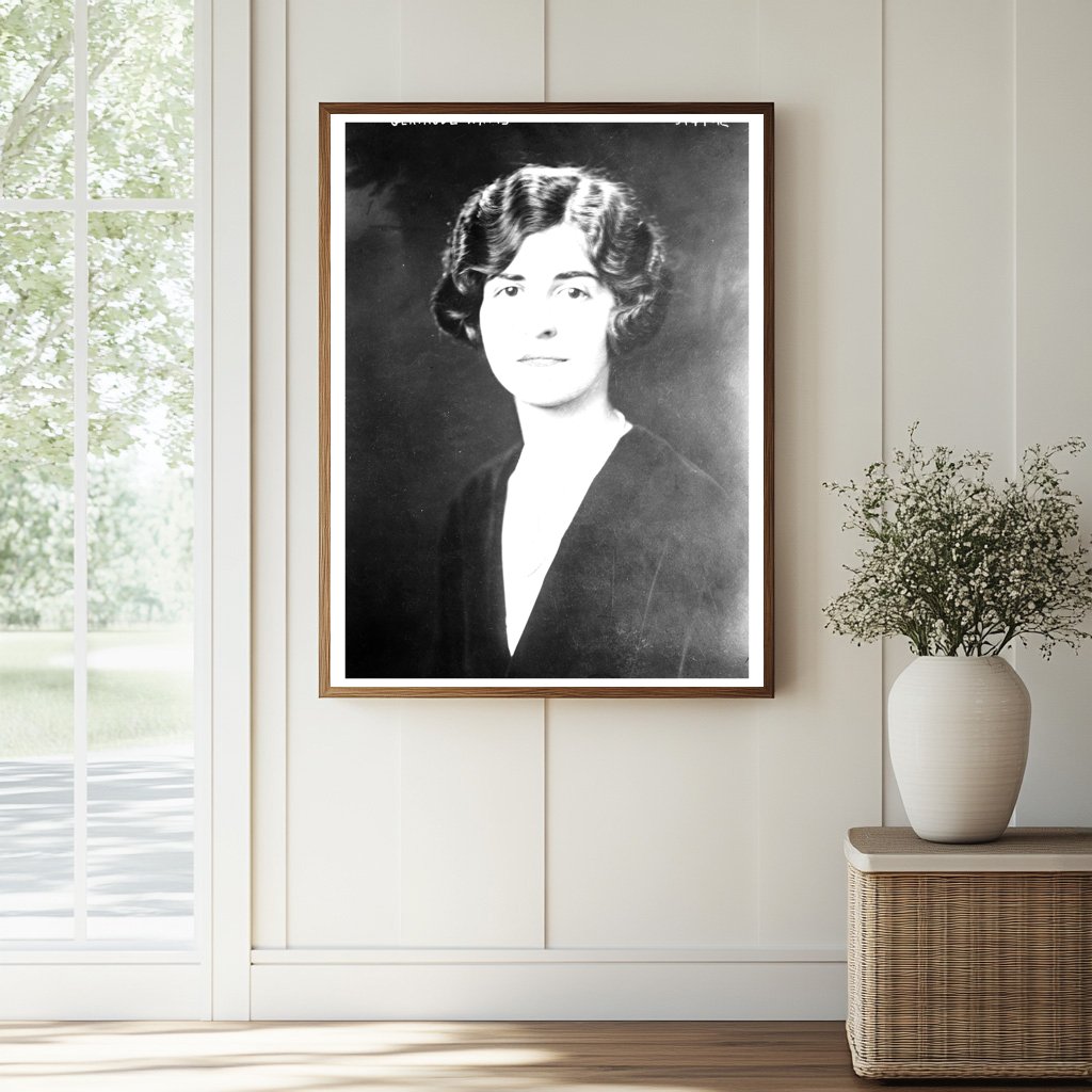 Historic Gertrude Watts Print, Vintage Art