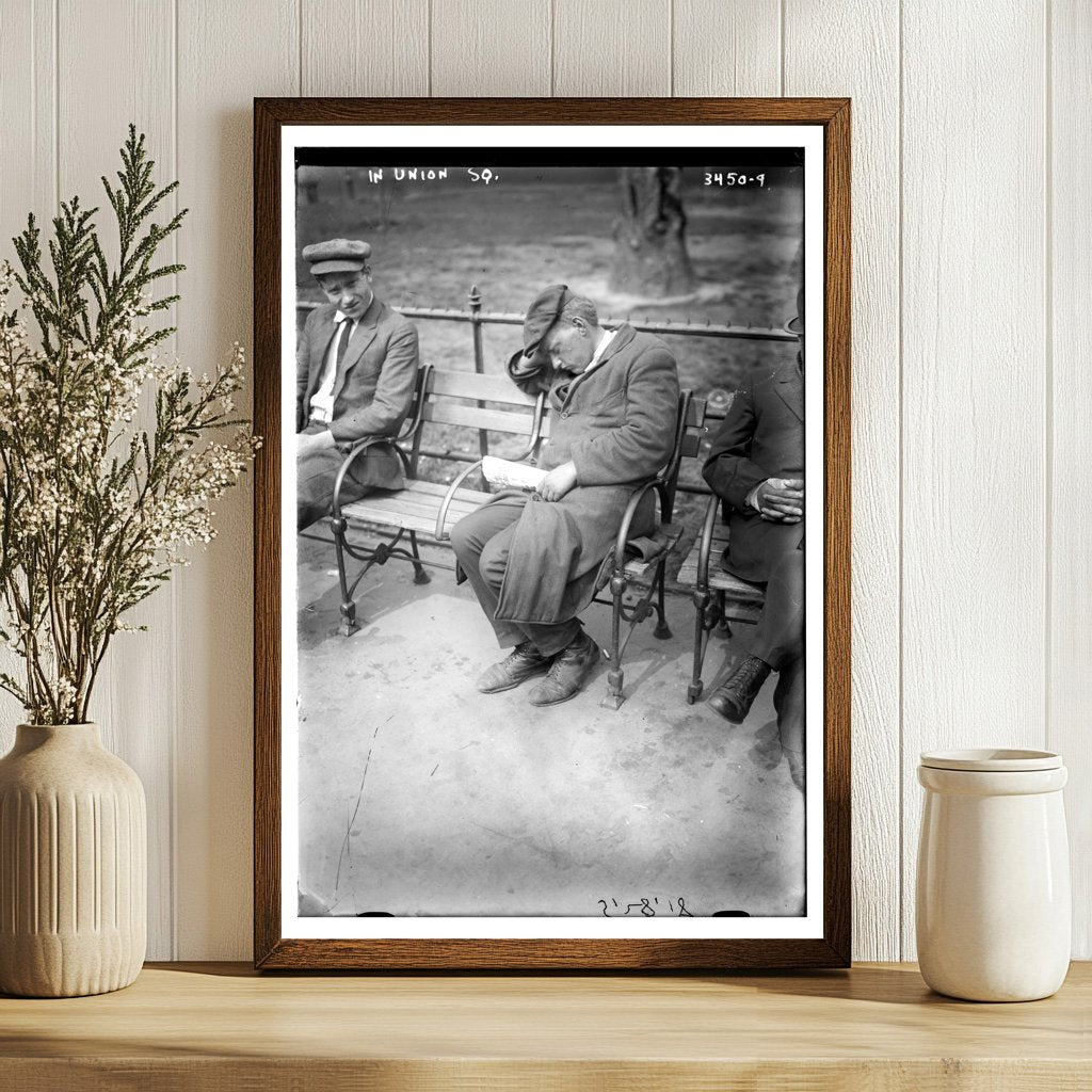 Vivid 1910s Union Square: A Hub of NYC Life