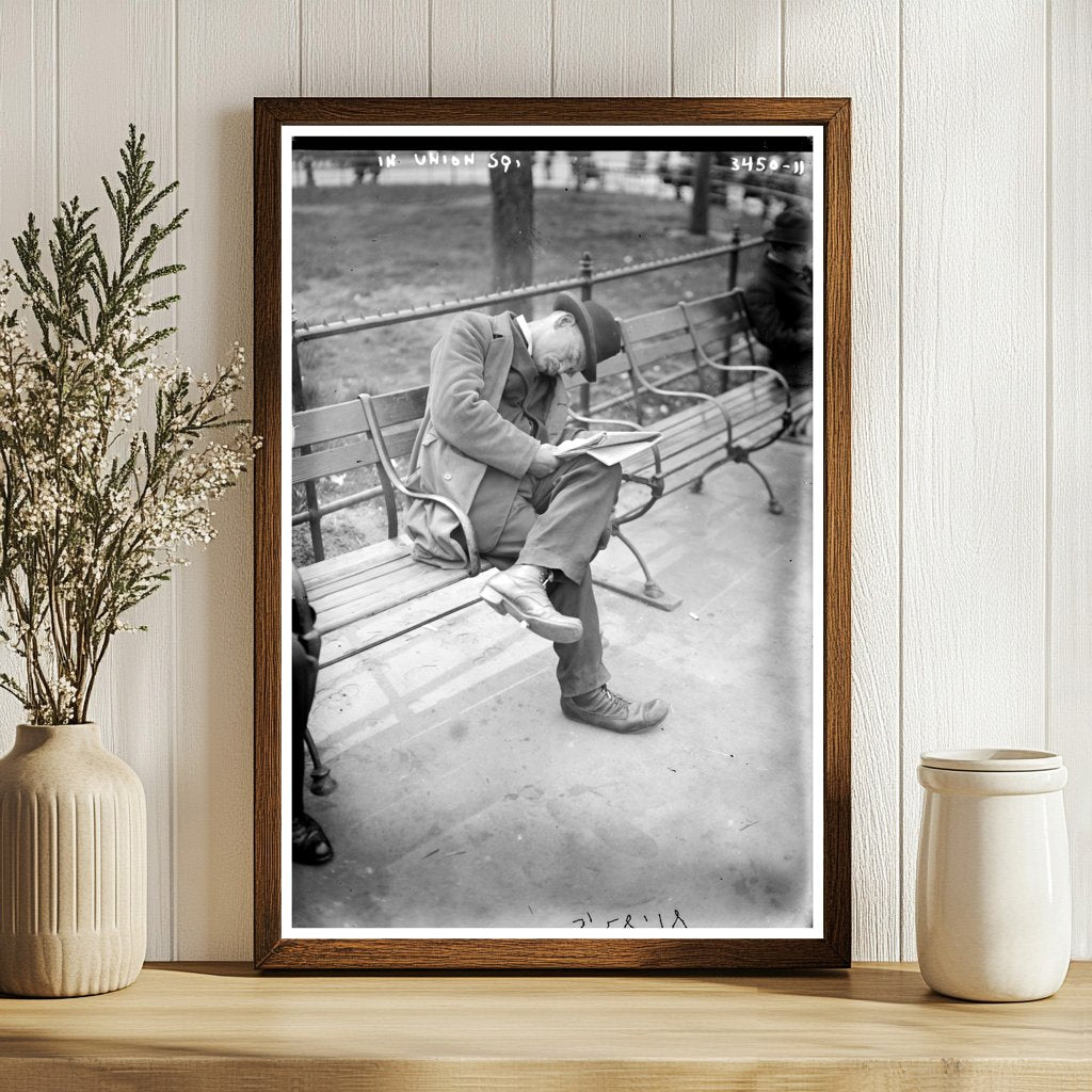 Vintage 1910s Union Square: Urban Life & Community