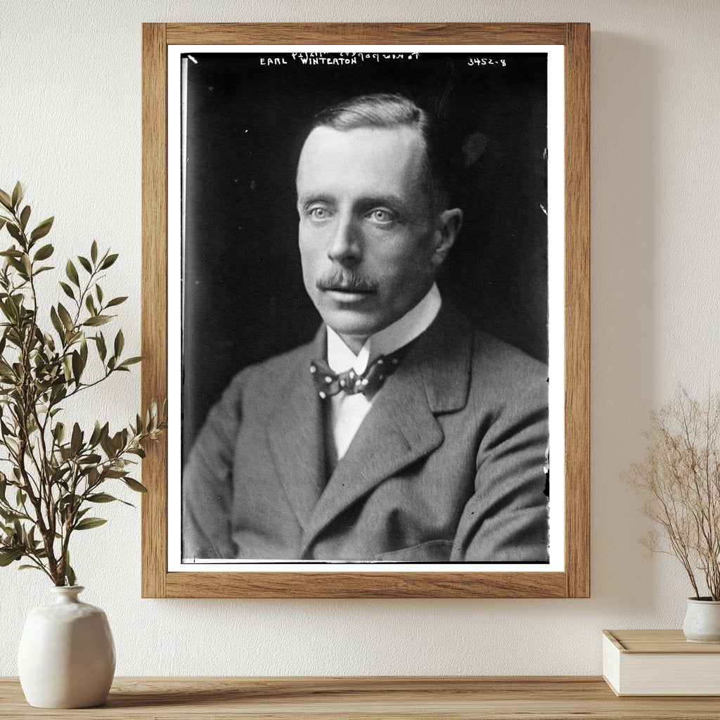 Historic Earl Winterton Print, Vintage Art