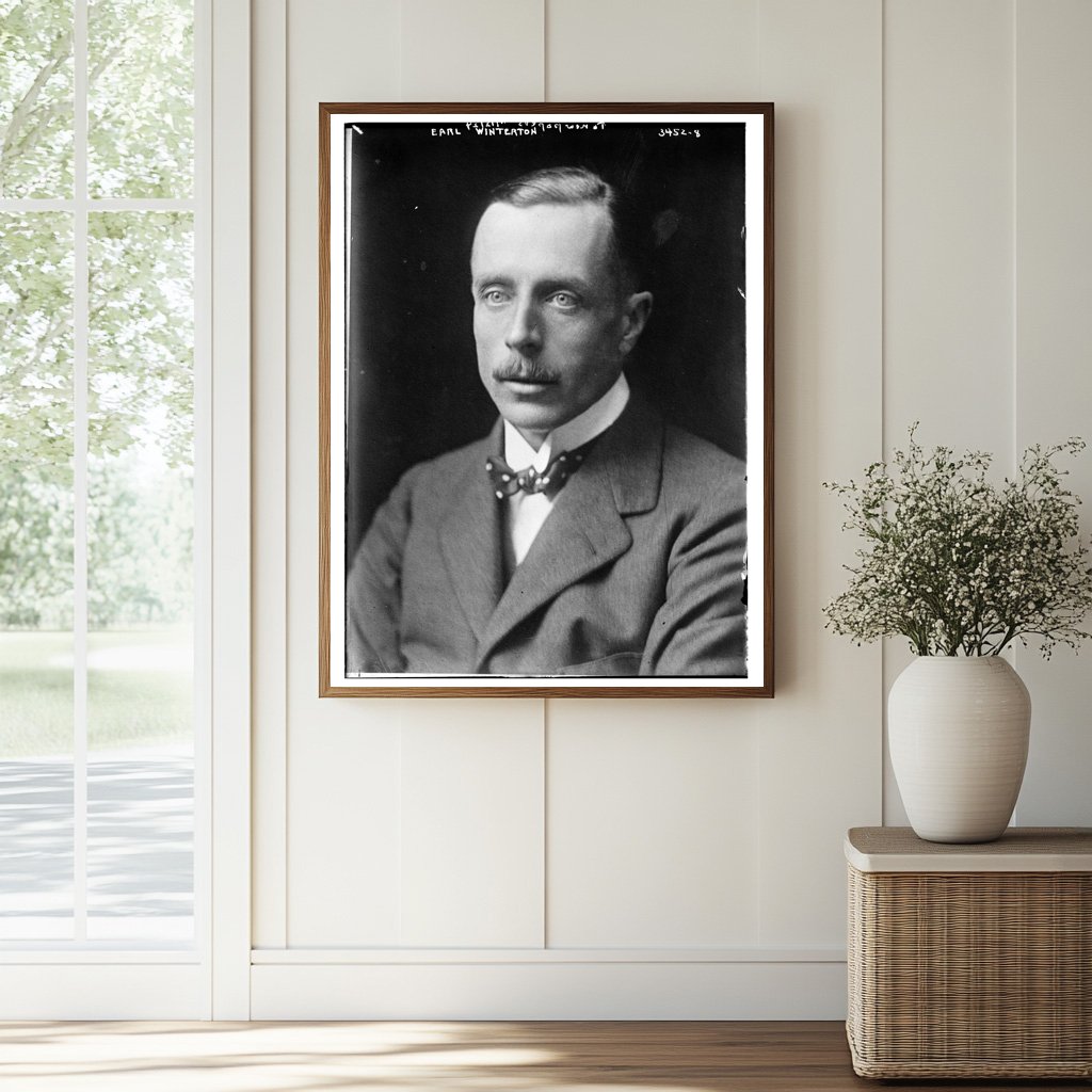 Historic Earl Winterton Print, Vintage Art