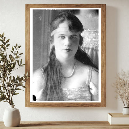 Historic Caryl Hackstaff Print, Vintage Art