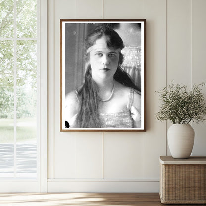 Historic Caryl Hackstaff Print, Vintage Art