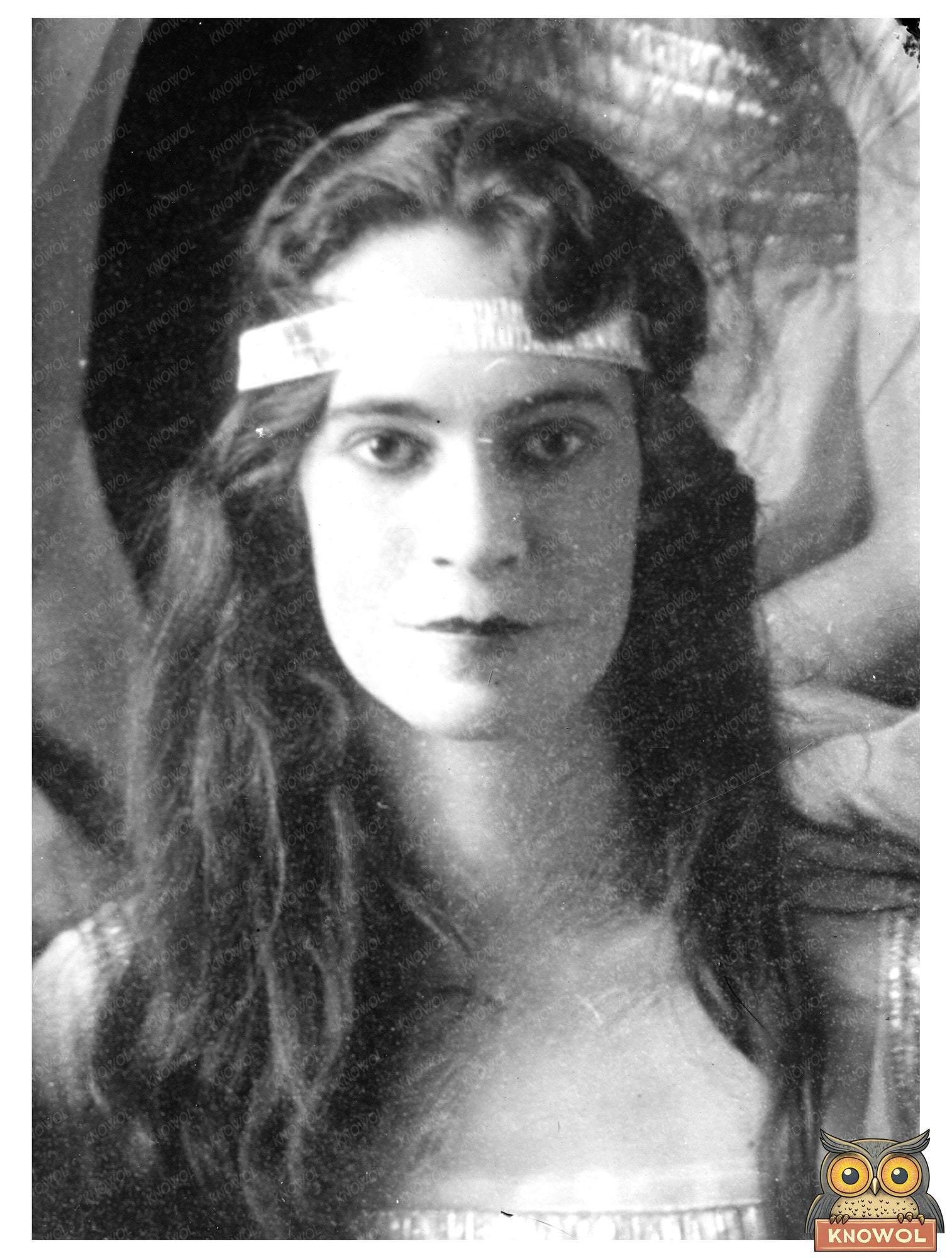 Historic (Elise Rice) Mrs. Winfield Linn Print, Vintage Art