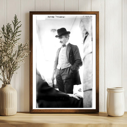 Arturo Toscanini: Iconic Conductor in 1915 Performance