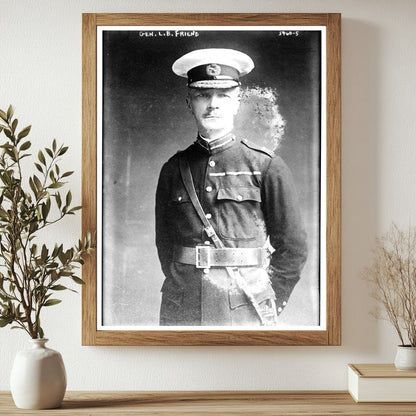 Historic Gen. L.B. Friend Print, Vintage Art