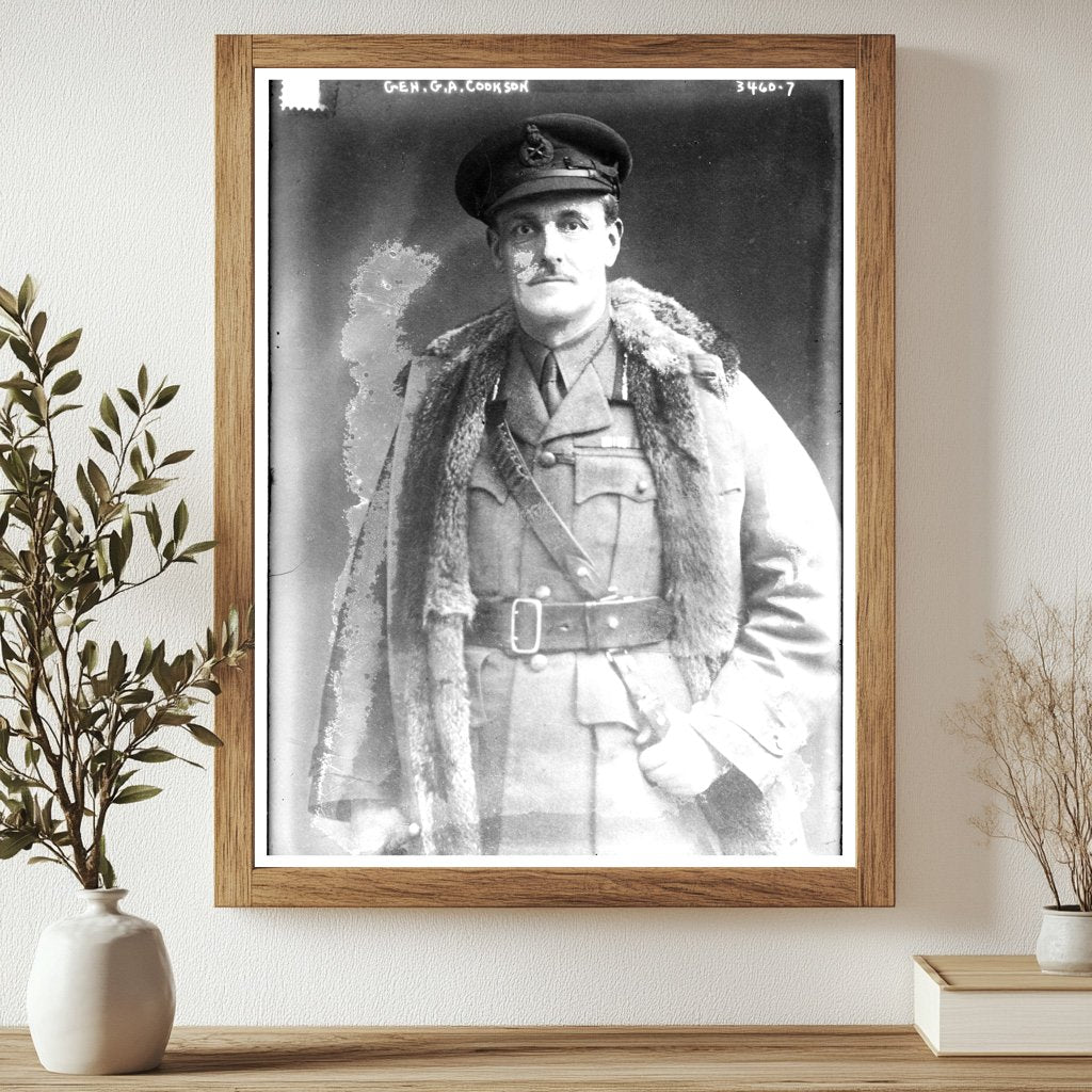 Historic Gen. G.A. Cookson Print, Vintage Art