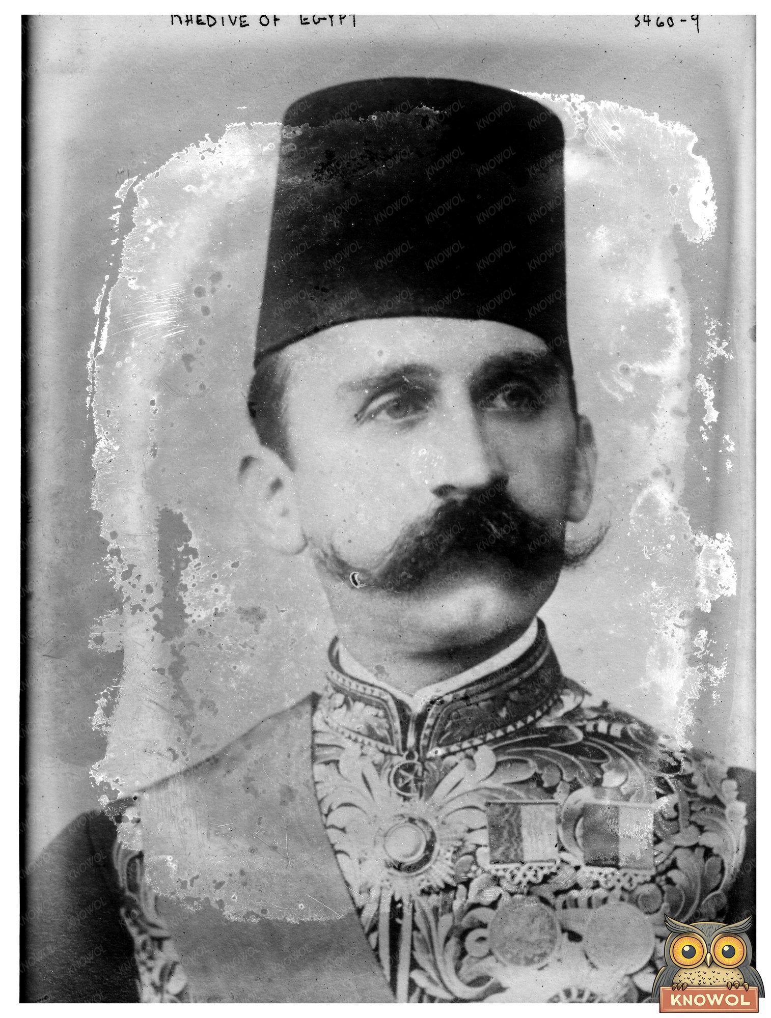 Historic Khedive of Egypt Print, Vintage Art
