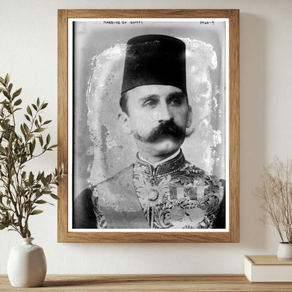 Historic Khedive of Egypt Print, Vintage Art