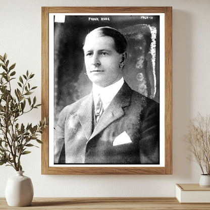 Historic Frank Knox Print, Vintage Art