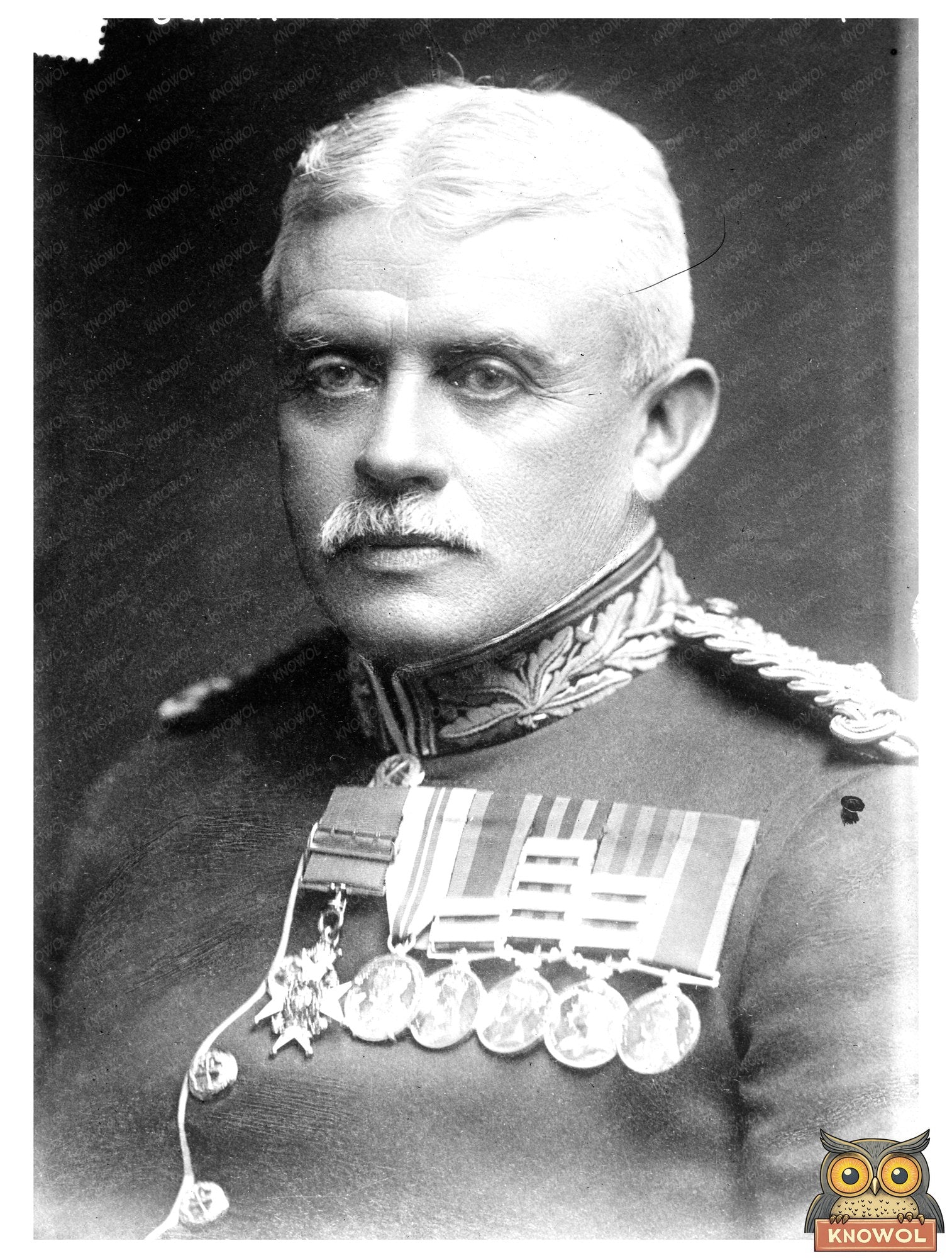 Historic Gen. P.M. Carnegy Print, Vintage Art