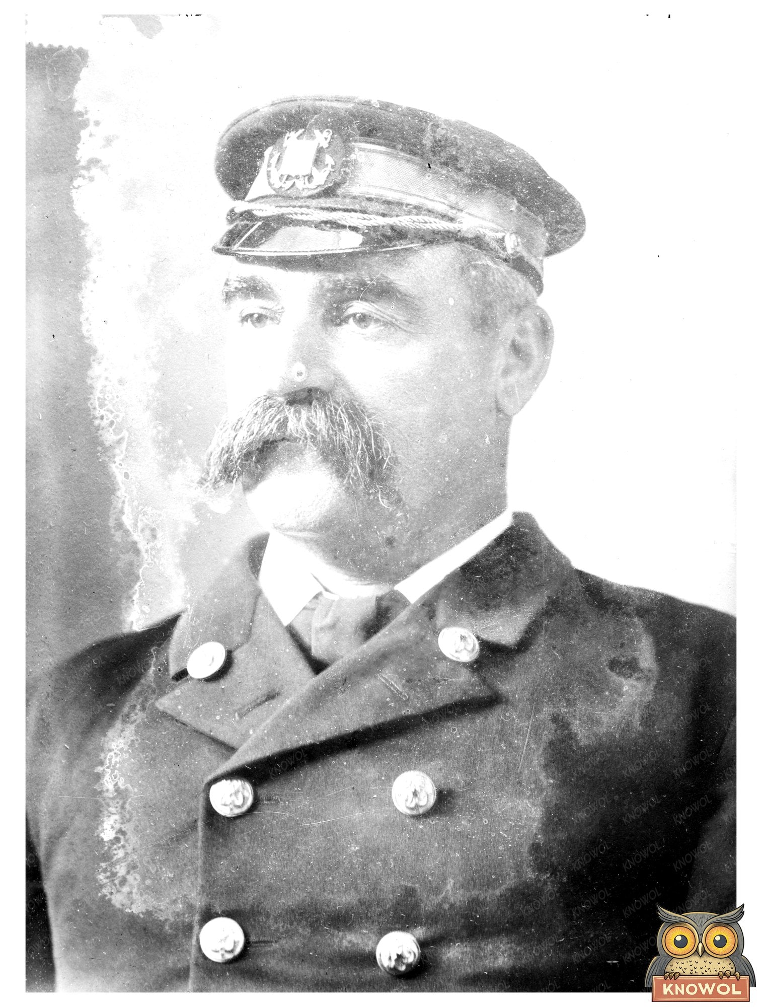 Historic Capt. A.B. Mills Print, Vintage Art