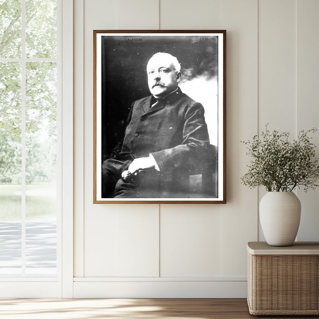 Historic Salandro Print, Vintage Art