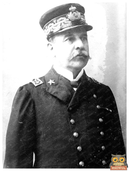 Historic Adm. Leonardi-Cattolica, Italy Print, Vintage Art
