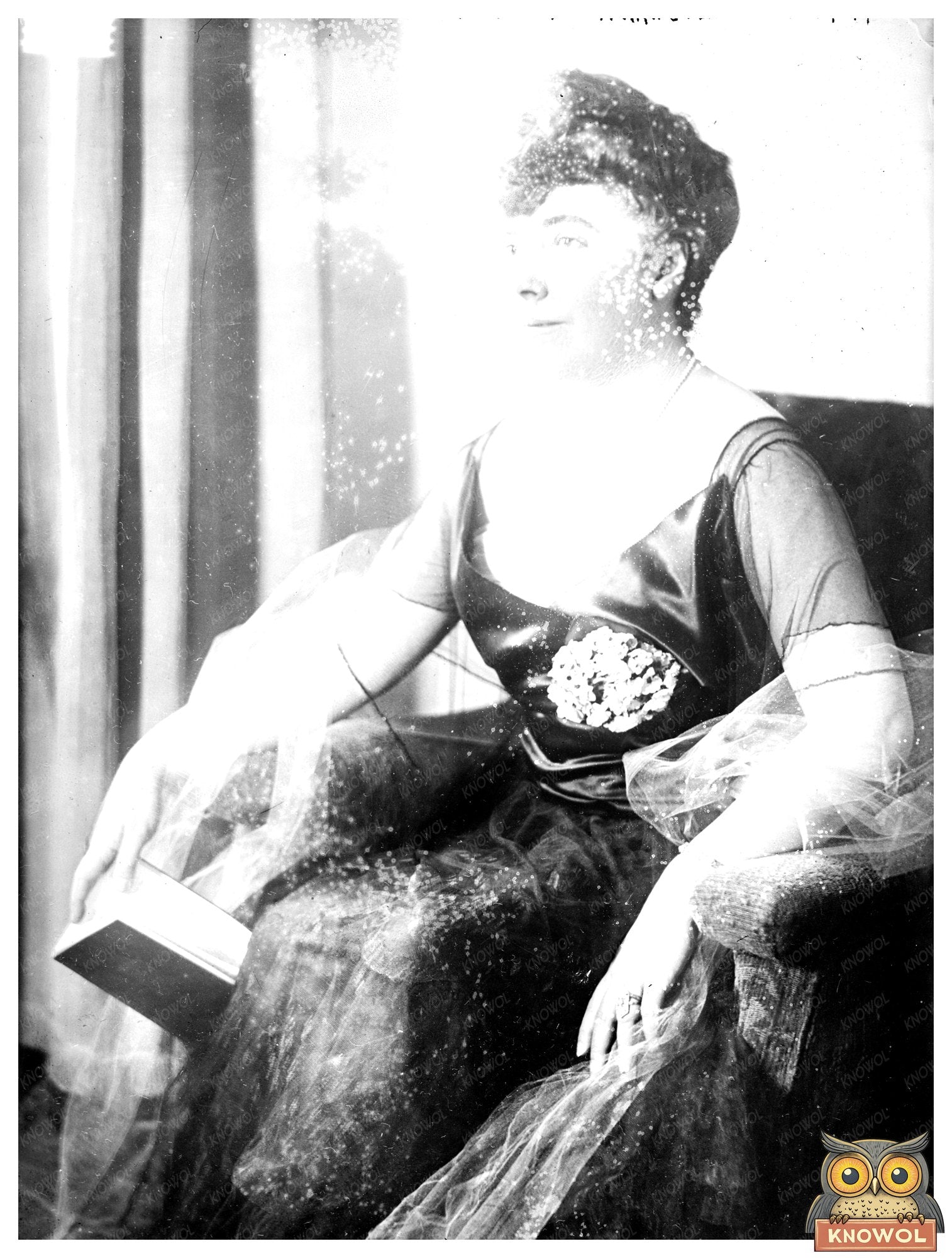 Historic Mrs. Booth Tarkington Print, Vintage Art