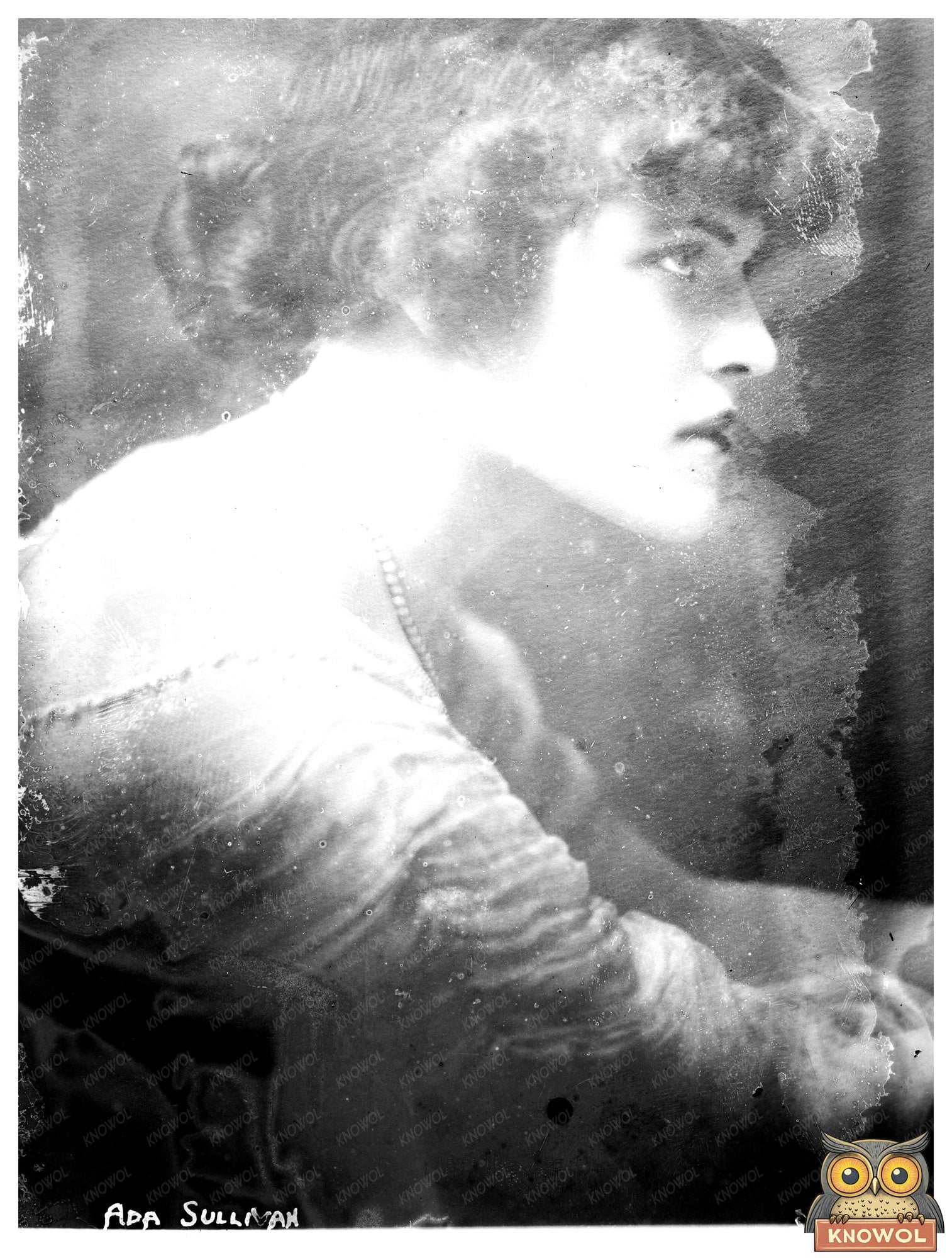 Historic Ada Sullivan Print, Vintage Art