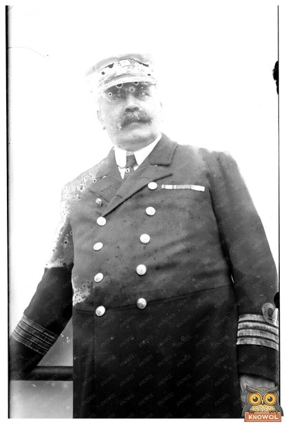 Historic Portrait of Capt. W.J. Roberts, NY Circa 1910