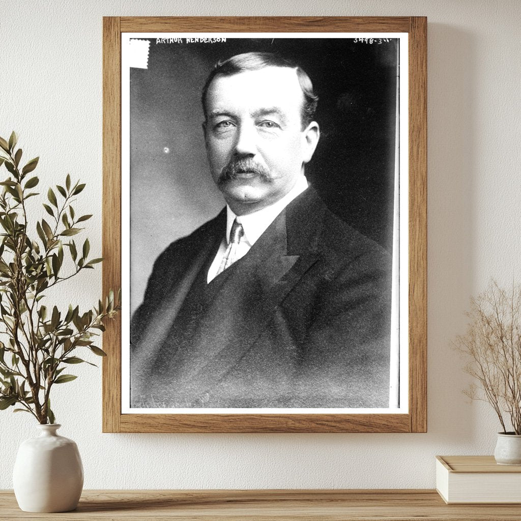 Historic Arthur Henderson Print, Vintage Art