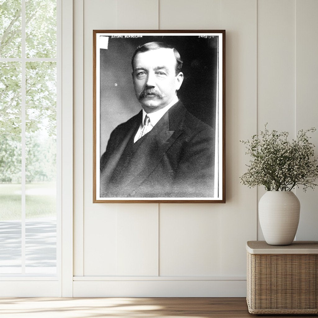 Historic Arthur Henderson Print, Vintage Art