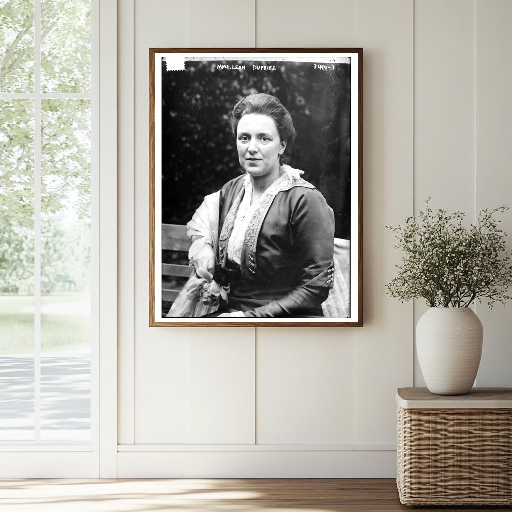 Historic Mme. Leon Dupriez Print, Vintage Art
