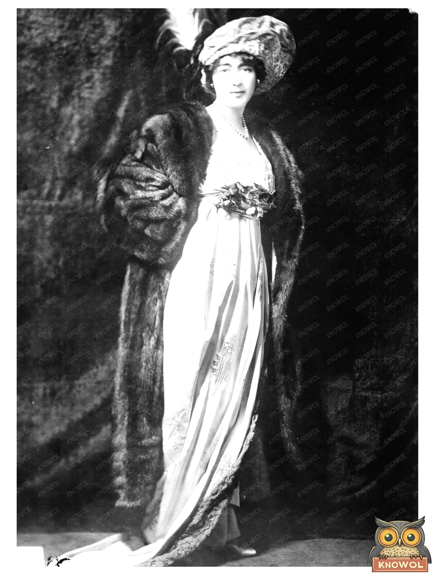 Historic Mrs. E.B. McLean Print, Vintage Art