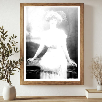 Historic (Katherine Sands) Mrs. J.M.P. Thatcher Print, Vintage Art