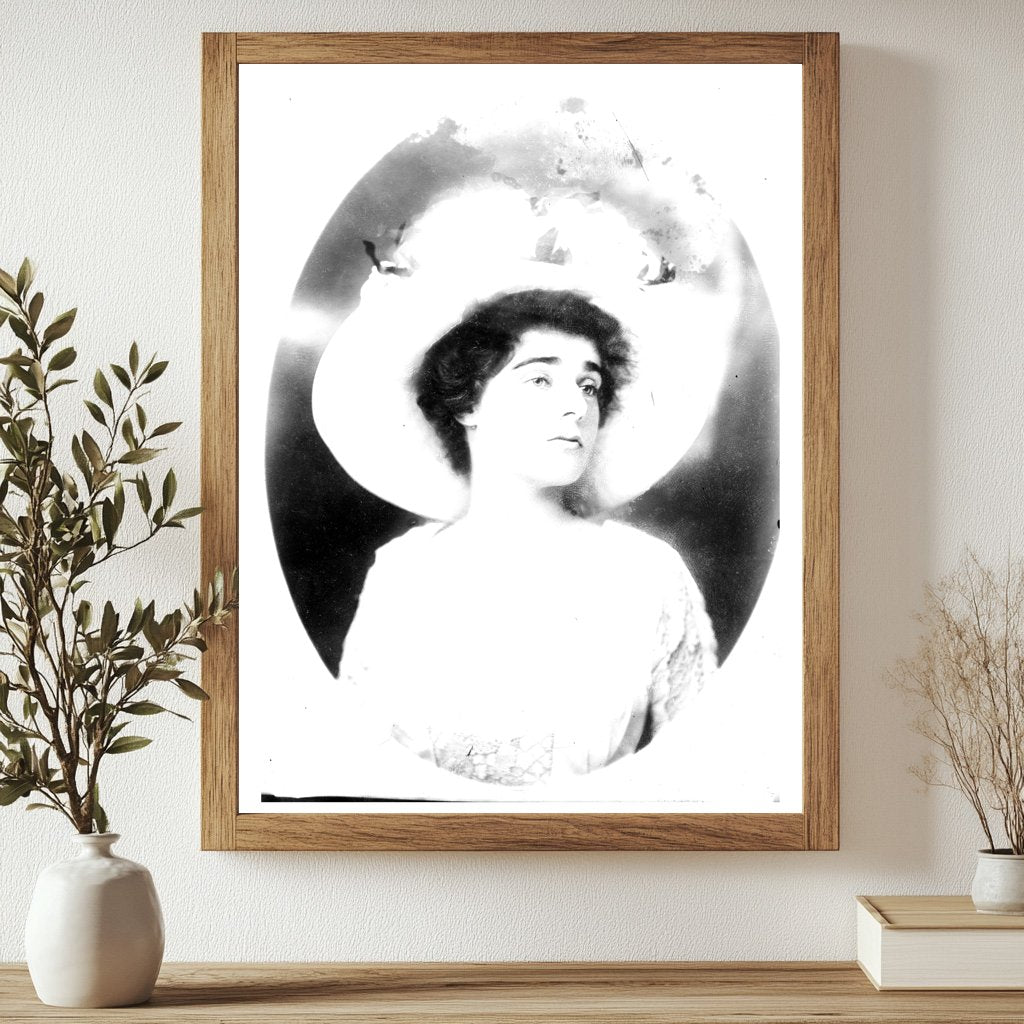 Historic Mrs. Allan Forbes Print, Vintage Art