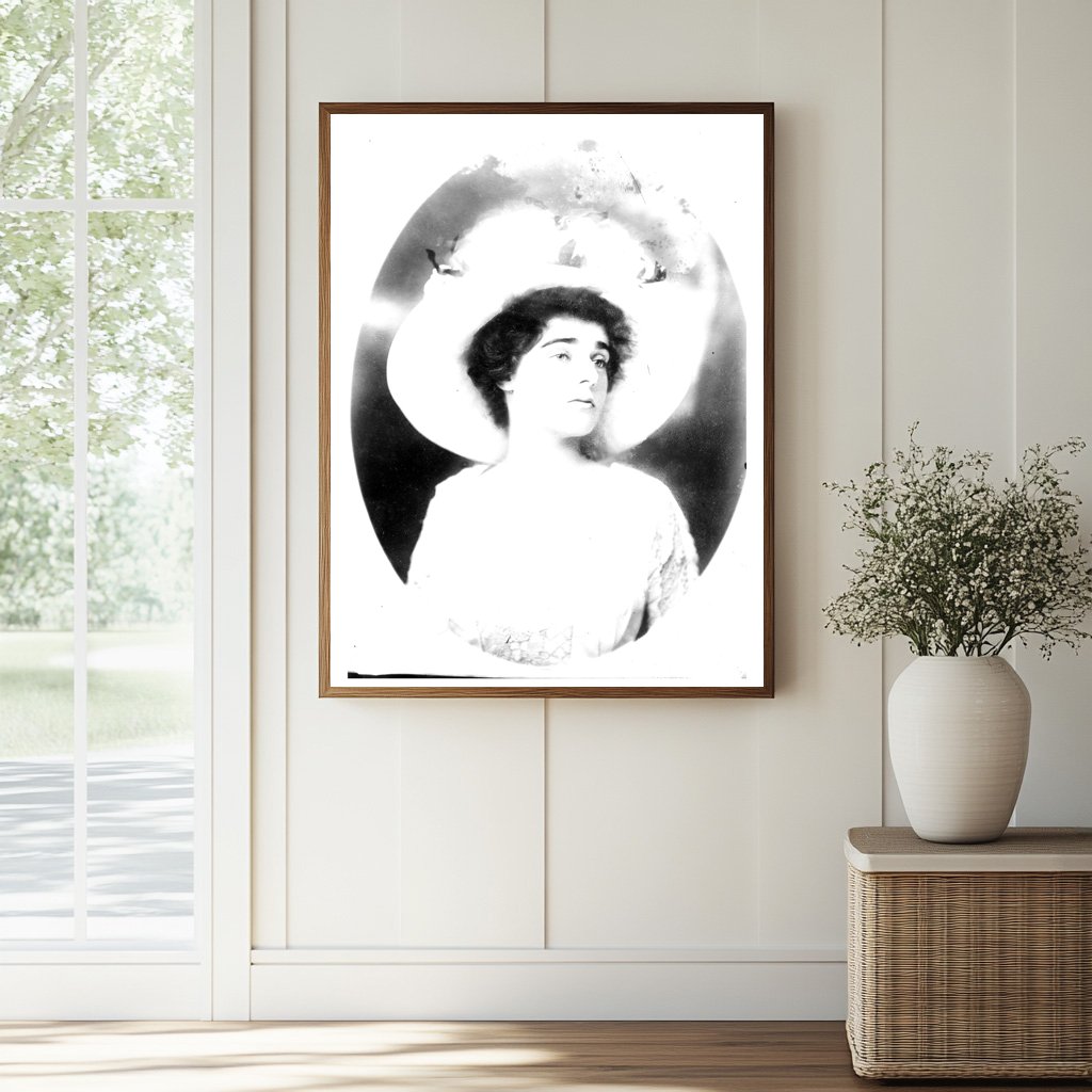 Historic Mrs. Allan Forbes Print, Vintage Art
