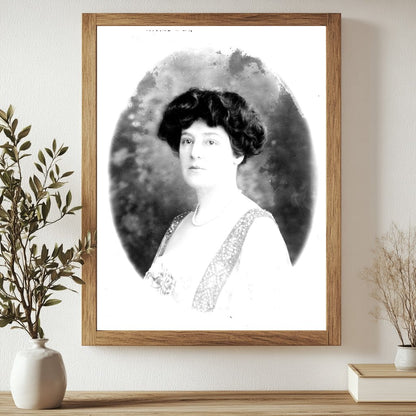 Historic Mrs. J. Lee Tailer Print, Vintage Art