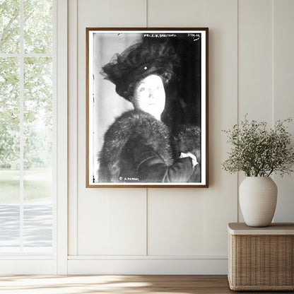 Historic Mrs. E.N. Breitung Print, Vintage Art